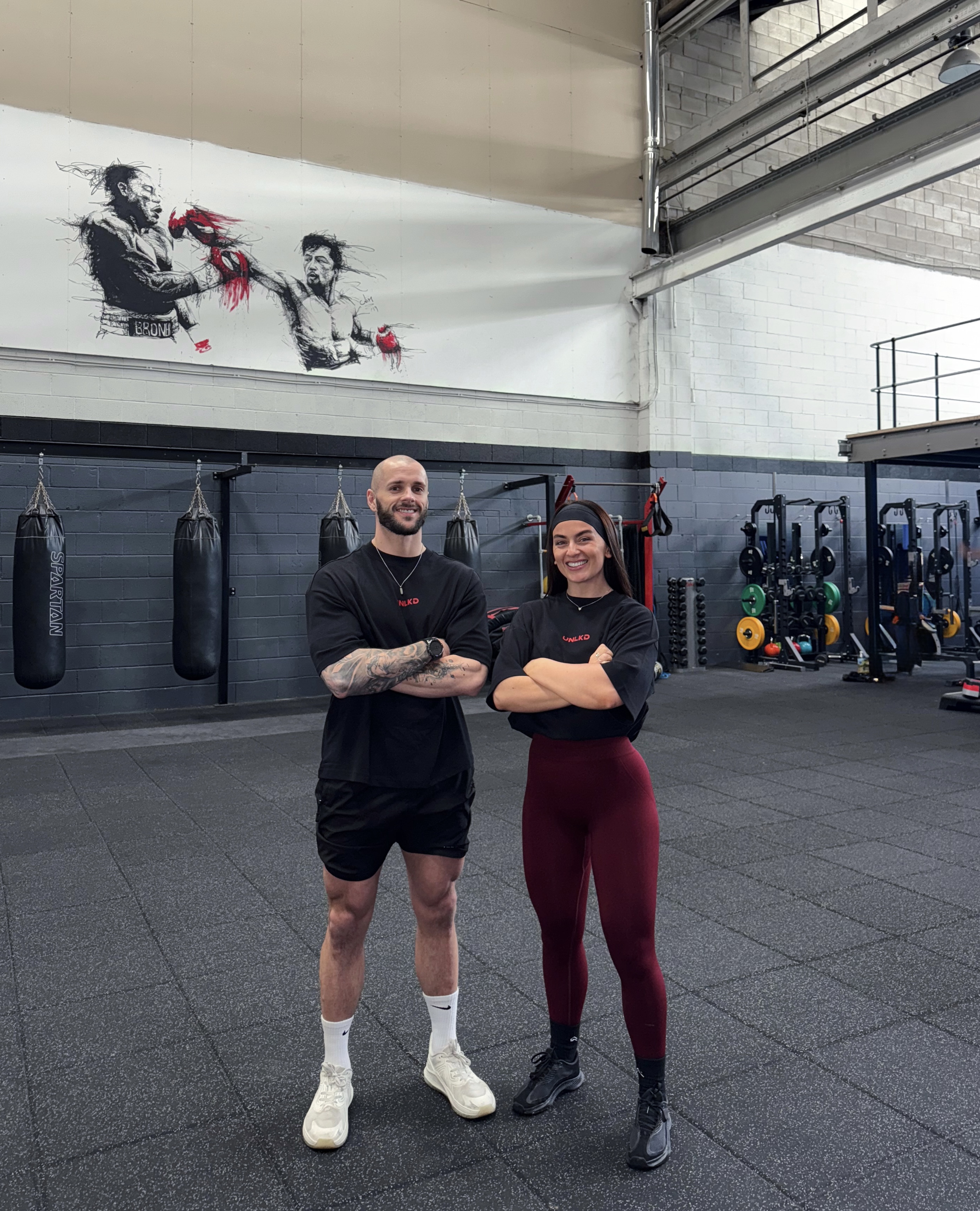 Rebeccah and Danny at Spartan Gym